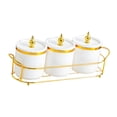 thumbnail image 3 of simhoa Divided Dried Fruit Plates Modern Appetizer Serving Tray for Parties Kitchen 3 Grids, 3 of 8