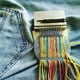thumbnail image 1 of Small Weave Tool Knitted Board Portable Darning Machine for Clothes and Jeans Repair DIY Repair Tool Sweater Socks Knitting Tool10NeedleUnited States He Qiyong unisex, 1 of 1