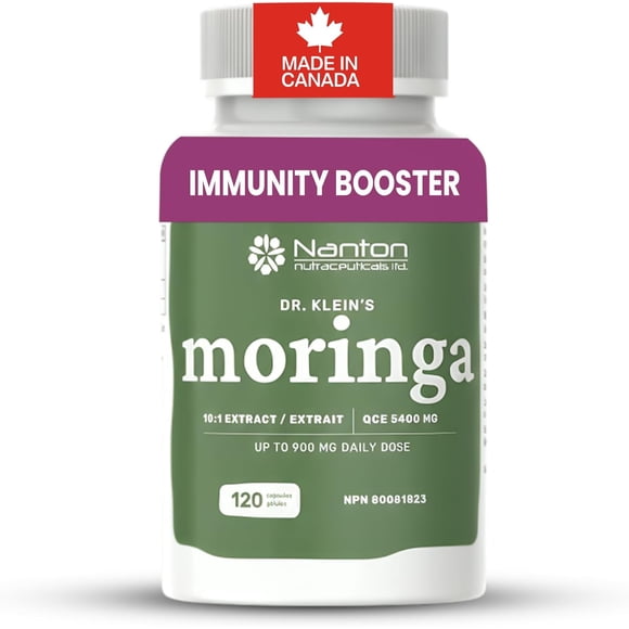 Moringa Leaf Extract Capsules - 10:1 Extract 5400mg Equivalent, Provides Powerful Antioxidants, Liver Detox Cleanse, Supports Gut Health, Hormone Balance, Aging & Cell Damage, 120 Vegan Capsules