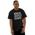 thumbnail image 4 of Worlds Okayest Gramps Relative Family Men's Graphic T Shirt Tees Brisco Brands M, 4 of 5
