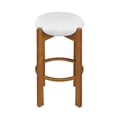 thumbnail image 4 of Tara Indoor Round Seat Bar Stool,Walnut, 4 of 10