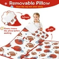 thumbnail image 3 of White Background Football Helmets Pattern Toddler Nap Mats for Kids Preschool,Sleeping Mat Bag or Kids,Toddler Sleeping Bag,Toddler Nap Mat or Daycare, 3 of 6