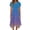 Light Blue, variant on Sentmoon Womens Dress Crew Neck Gradient Color Boho Maxi Dress Short Sleeve Regular Fit Spring Beach Vacation Essentials Long Summer Dresses for Women for Everyday Casual Wear Green XXL