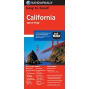 Rand mcnally easy to read! calfornia state map: 9780528881107