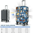 thumbnail image 3 of ONLY COVER, NOT INCLUDING THE SUITCASE Travel Luggage Cover Cute Dog and Puppy Set Suitcase Protector Washable Baggage Covers S(for 18-21 inch luggage), 3 of 6