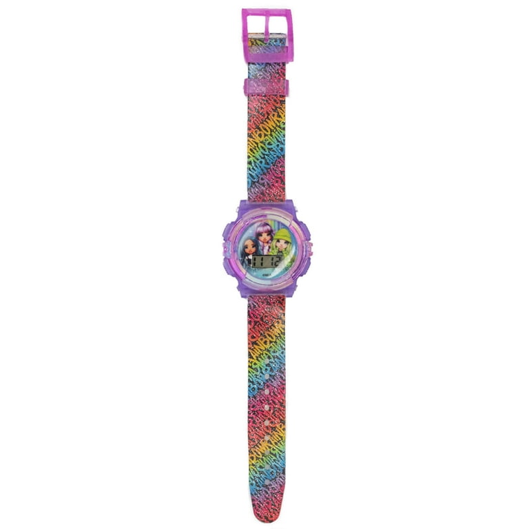 MGA Entertainment Rainbow High Female Child LCD Watch in Metallic