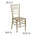 thumbnail image 6 of Flash Furniture Hercules Premium Series Adult Size Resin Stacking Chiavari Chairs, Set of 2, Gold, 6 of 15