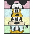 thumbnail image 2 of Women's Mickey & Friends Distressed Group Cropped Portraits Racerback Tank Top Black Heather X Large, 2 of 4