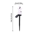 thumbnail image 4 of FEOLGEHLY Halloween Solar Lights Outdoor Waterproof, Garden Solar Stake Lights, Halloween Decorations Outdoor Clearance, Halloween Porch Decor Saving, Halloween Home Yard Walkway Patio Decor (U), 4 of 8