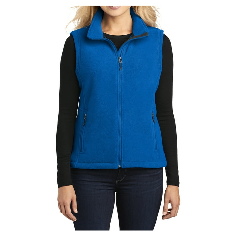 Womens fleece 2025 vest walmart