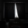 thumbnail image 5 of URMAGIC 1 Panel/39"x79"Blackout Window Curtains Eyelet Curtains Grommet Curtains for Bedroom Bathroom Living Room,Blue Love Heart, 5 of 6