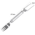 thumbnail image 5 of Ludlz Watermelon Fork Slicer 2-in-1 Cutting Tool Reusable Professional Manual Slicing Stainless Steel Quickly Safe Melon Fruit Cutter Slicer Kitchen Gadget, 5 of 7