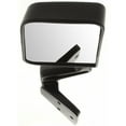 thumbnail image 3 of For Jeep Wrangler 1990-2002 Door Mirror Driver Side | Manual | Matte Black | Replacement For CH1320296 | 55027207, 68084718AA, 3 of 6