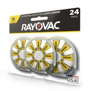 Rayovac Size 10 Hearing Aid Batteries, 24-Pack 10-24