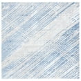 thumbnail image 2 of SAFAVIEH Amelia Aleah Striped Area Rug, Ivory/Gray, 6'7" x 6'7" Square, 2 of 11