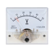 DC 0-50V Analog Panneau Voltage Gauge Volt Mètre 85C1 2.5% Erreur
