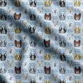thumbnail image 1 of Soimoi Dog Print, Poly Taffeta Fabric, Decor Sewing Fabric by The Yard 56 Inch Wide, Decorative Fabric for Outdoor Upholstery, Umbrellas and Home Accents, Light Blue, 1 of 5