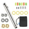 thumbnail image 1 of Pack de Roulements de Remplacement Yoyo 4 Pcs 10 Billes Roulements Yoyo Non Réactifs 2 Pcs 8 Billes Roulements Yoyo Réactifs avec Essieu Cordes Yoyo et Outil de Retrait de Roulement Pièces de Rechange Yoyo avec Sac en Filet, 1 of 7