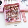 thumbnail image 4 of 18PCS Kids Hair Accessories Kit Assorted Hair Barrettes Hair Ties with Ribbon, 4 of 10