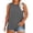 Dark Gray, variant on Women's Plus Size Summer Sleeveless Circle Neck Tank Top Loose Fit Casual Trendy T Shirt Blouse