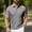 #0501-Gray, variant on Ceisia Three Button Chest Pocket Lapel Collar Polo Shirts Casual Short Sleeve Summer Mens Tops Khaki XL Gift