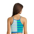 thumbnail image 2 of No Boundaries Juniors Striped High Neck Brami, Sizes S-3XL, 2 of 3