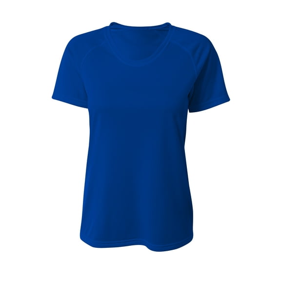 A4 NW3393 Womens SureColor Short Sleeve Cationic Tee - Royal - XS