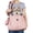 Pink, variant on Pet Sling Carrier Fits 15 To 25lbs Extra-large Dog/cat Reversible And Hands-free Dog Bag With Adjustable Strap Pocket Shoulder Pad Beige