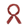 thumbnail image 1 of INSPIRAR CHIC Mujeres Bufandas Largas Plisadas, Cinta de Color Sólido con Gradiente Contraste para el Cabello Bufandas de Cuello Rojo Oscuro 49.2"x4.3"(LxA), 1 of 5