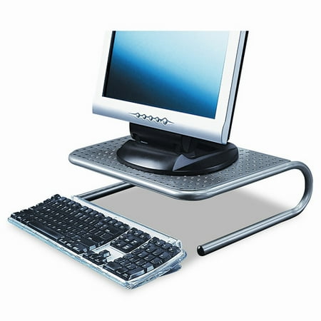 Allsop 27021 Metal Art Jr. Monitor Stand, 11" x 14 1/2" x 4 1/2", Pewter