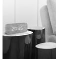 thumbnail image 2 of Despertador Speaker con Dual Alarm ZETA con bocina dual y Reloj Digital - Gris, 2 of 4