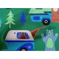 thumbnail image 5 of oneOone Cotton Poplin Sea Green Fabric Camping Hike Point Diy Clothing Quilting Fabric Print Fabric By Yard 56 Inch Wide, 5 of 6