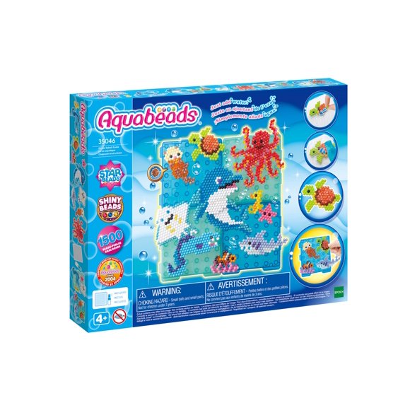 Juego de Cuentas Aquabeads Escena Salpicadura Oceánica 1500 Piezas
