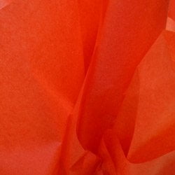 Mandarin Red Tissue Paper 24 Sheets Per Unit, By Display and Fixture (Best Way To Store Tissue Paper)
