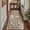 Brown Green, variant on Uermei 3'x5' Washable Area Rug: Soft Non-Slip Indoor Floor Rug for Bedroom, Office, Dining Room, Entryway, Stain-Resistant Door Mat Throw Carpet for Laundry Foyer - Camel