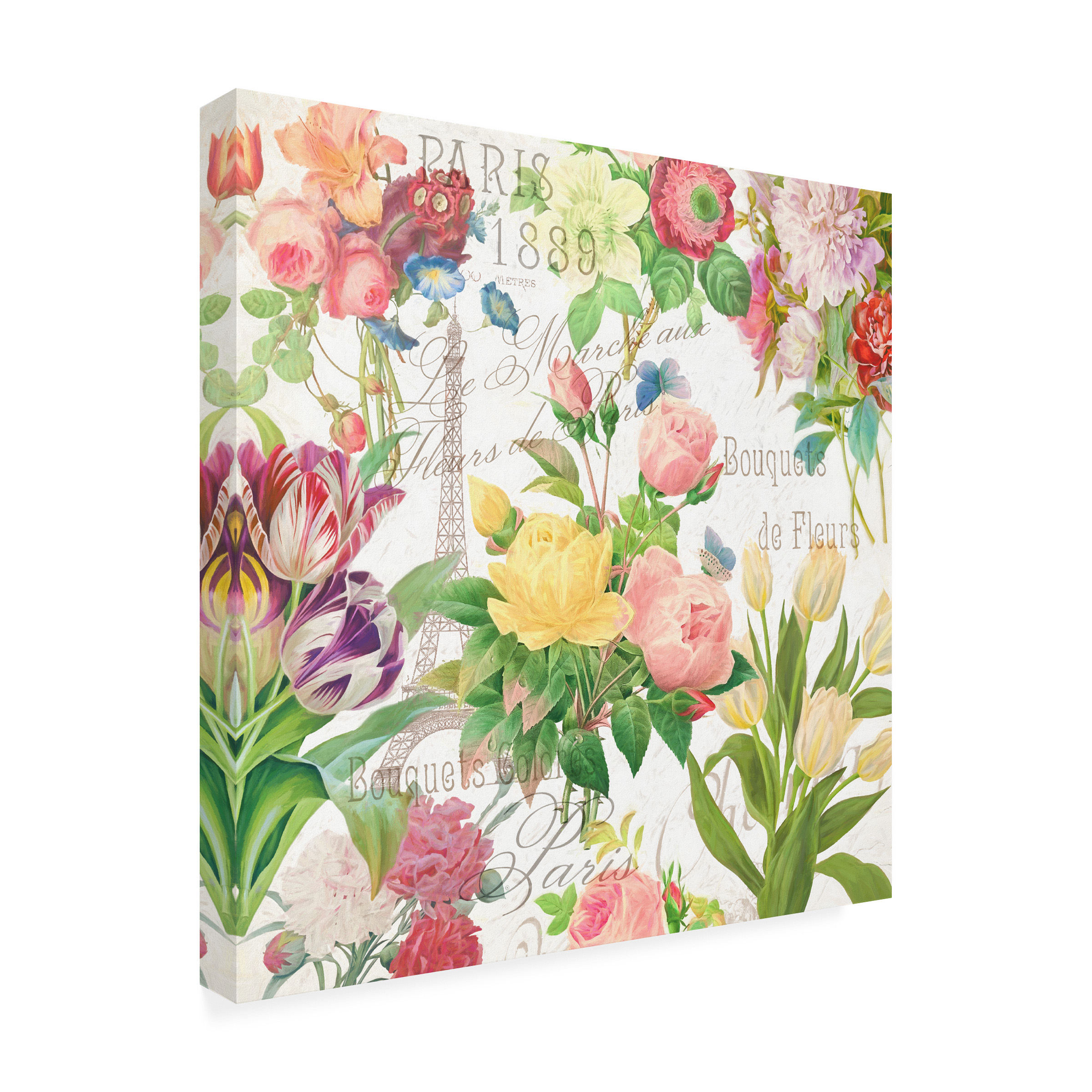 Cora Niele 'Paris Flower Market' Canvas Art