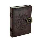 Brown Tree of Life Leather Bound Journal 5x7 in.