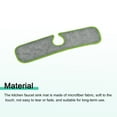 thumbnail image 3 of Uxcell Kitchen Faucet Mat, Absorbent Mat Sink Splash Guard Drain Pad Countertop Protector Mat, Green Grey, 3 of 5