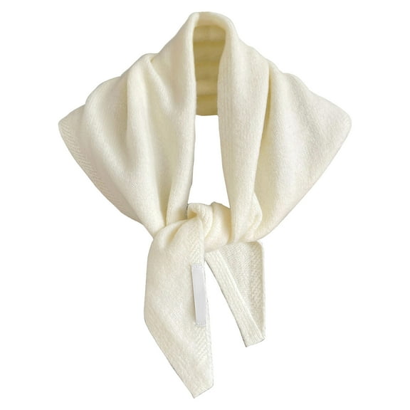 Fashionable Wool Blend Fichu Shawl for Women Girl Thin Scarf for Formal Casual Warm Shawl All Matching Warm Neck Scarf