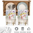 thumbnail image 5 of Spring Floral Pig Kitchen Towels Set of 4, Elegant Flowers Leaves Farmhouse Wooden Absorbent Dish Towels for Kitchen, Microfiber Hand Towel, Quick Drying Tea Towel for Cleaning Decorative Dishcloths, 5 of 7