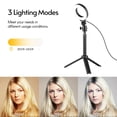 thumbnail image 4 of Andoer Compact 4-Inch LED Ring Light Kit with Adjustable Tripod & Ballhead for Streaming, Video Calls, and Photography, 4 of 6