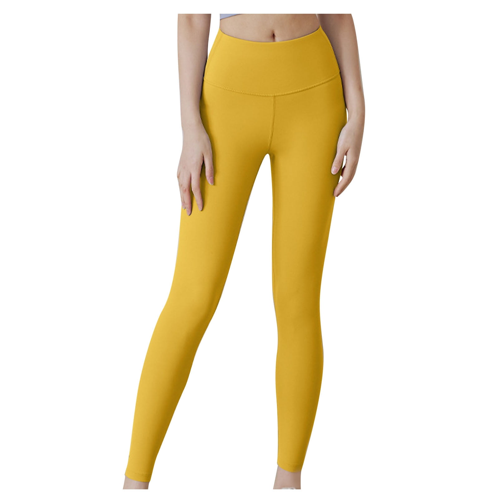 Yoga Pants Women Super High Waist Yoga Pants Slant Pockets Fitness Running Training Stretch Quick Dry Tight Sports Pants Full Length Leggings for