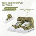 thumbnail image 4 of EUXTERPA Toddler High Top Canvas Sneakers Boys Tractor Casual Walking Shoes Little Kid Size 12, 4 of 6
