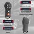 thumbnail image 4 of KeylessOption replacement fob for Chrysler, Dodge minivans (04686797) 6-button fob with remote door release, 4 of 5