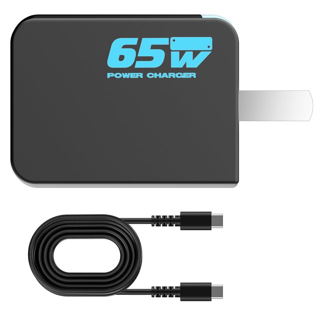 Cargador rápido de 65 W compatible con Nintendo Switch 2 y el adaptador de corriente de Switch OLED