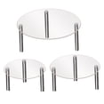 thumbnail image 5 of PTOOTP Set of 3 Clear Acrylic Round Dessert Display Stands for Bakery, Parties, Events, and Special Occasions, 5 of 8