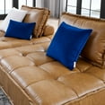 thumbnail image 6 of Modway Saunter Tufted Vegan Leather Vegan Leather 2-Piece Loveseat in Tan, 6 of 6