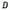 D, variant on SLYNSHome Alloy Wrought Iron Number Letter DIY House Letter