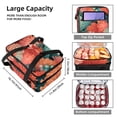 thumbnail image 3 of Coral Double Layered Insulated Refrigerated Lunch Bag with Large Capacity - 7.1x11.4x16.1 Inches - Hand-Carried Lunch Bags, 3 of 6
