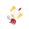 thumbnail image 2 of Wisewang Chicken Head Hoop Photo Props Theme Parties 5 piece 24x22x2cm, 2 of 5